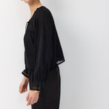 PARIS LACE TOP BLACK