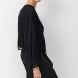 PARIS LACE TOP BLACK